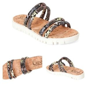 Circus by Sam Edelman Rainbow Snake Sandal NWOT size 7.5 womans